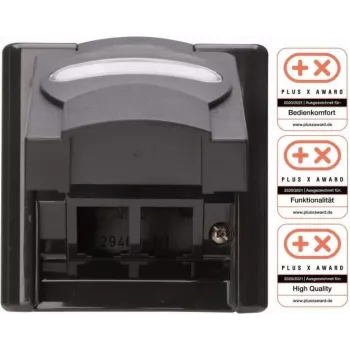 Heinrich Kopp BlueElectric fali üres ház antracit 4 modul IP65
