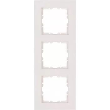 HEINRICH KOPP HK07 PURE 3-as keret 228x86x9,5mm IP20 szorítós rögzítés tisztafehér