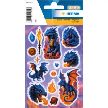 HERMA MAGIC Dragon Transpuffy matrica (15795)