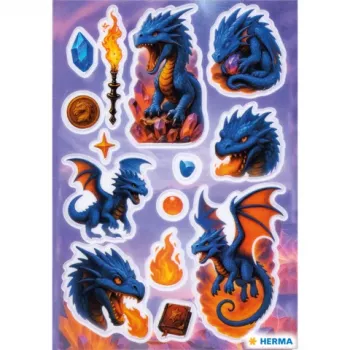HERMA MAGIC Dragon Transpuffy matrica (15795)