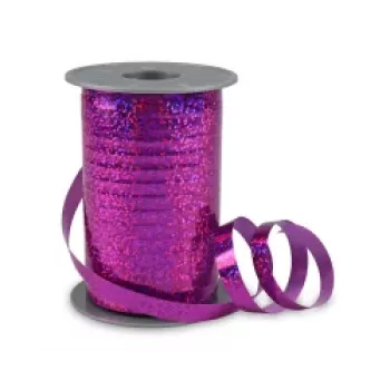 C.E. PATTBERG HOLLY díszszalag - magenta - poliészter/polipropilén - 200 m x 10 mm - 1 tekercs - Made in Germany