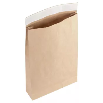 Vereinigte Papierwarenfabriken FLEXIPAK CLASSIC hajtott küldőtasak DIN B4 ablak nélkül barna 5,0 cm hajtás 300 darabos csomag