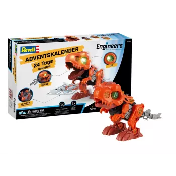 Revell adventi naptár 'Electric T.Rex' mozgó alkatrészekkel (01060)