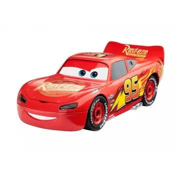 Revell Build & Play Disney Pixar Cars Lightning McQueen jármű világítással és hanggal, 1:20 méretarány, összerakható makett