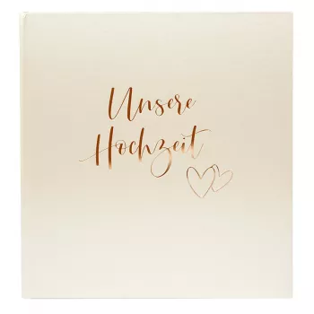 Goldbuch Herzklopfen esküvői fotóalbum 30x31 cm 60 fehér oldal 08174 modell