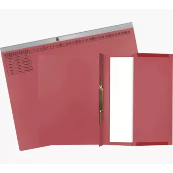 Exacompta 370103B gyűjtőmappa A4 piros karton 320 g/m²