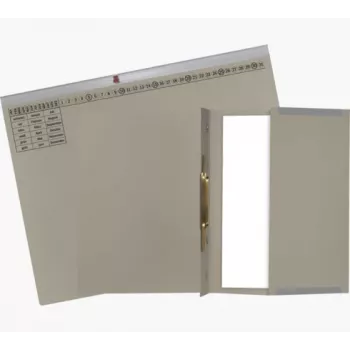 Exacompta 370110B iratrendező - karton - szürke - 320 g/m² - 265 x 316 mm