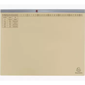 Exacompta 370222B iratrendező - karton - 320 g/m² - 265 x 316 mm - kék - 1 darab