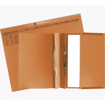 Exacompta 370409B hagyományos iratrendező - karton - narancssárga - 320 g/m² - 265 mm - 316 mm
