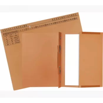 Exacompta 371109B iratrendező - karton - narancssárga - 320 g/m² - 265 x 316 mm