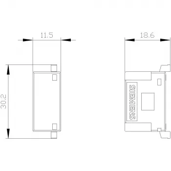 Siemens 3RT2926-1BD00 túlfeszültség-védelem 127-240V AC 150-250V varisztor SIRIUS 3RT2 mágneskapcsolóhoz