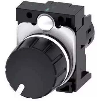 Siemens 3SU1200-2PS10-1AA0 SIRIUS ACT potenciométer 10 kOhm, 22 mm, fekete, csavaros kapocs