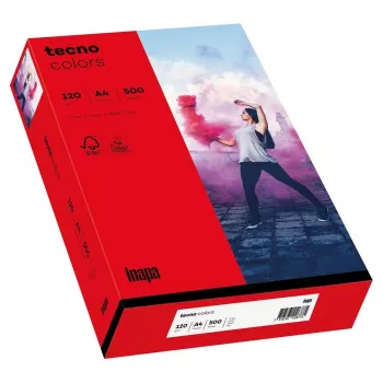 Papyrus Tecno Colors A4 másolópapír, intenzív piros, 160 g/m2, 250 lap