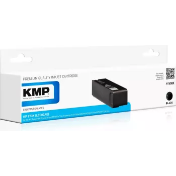 KMP H165BX kompatibilis pigmentalapú tintapatron fekete High Yield XL HP PageWide Pro 450 sorozathoz