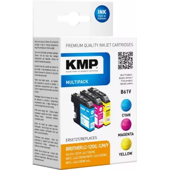 KMP kompatibilis tintapatron fekete High Yield Brother DCP-J4110DW, MFC-J4410DW, MFC-J4510DW, MFC-J4610DW, MFC-J4710DW, MFC-J6520DW, MFC-J6720DW, MFC-J6920DW nyomtatókhoz (1526,4050)