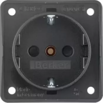 Berker Schuko Socket 941952505 Anthracite Matt
