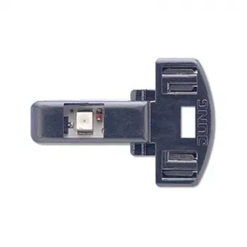JUNG 90-LED BL LED-lámpabetét, fehér LED, fekete ház, 506 U, 507 U, 502 U, 806 W, 807 W, 802 W, 806 NAW, 606 W, 607 W, 602 W, 606 NAW, 506 KOU, 502 KOU kapcsolóprogramokhoz