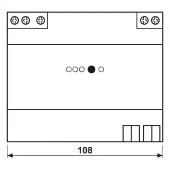 JUNG KNX tápegység 1280mA 21280 REG DIN sín