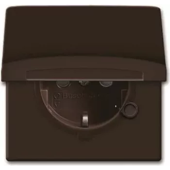Busch-Jaeger 2064-0-0291 Schuko-aljzat CEE 7/3 2P+E IP44 barna 250V 16A fali