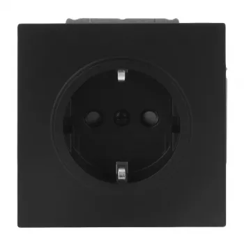 Busch-Jaeger SCHUKO-dugalj 20 EUCB-45M Safety+ fekete matt