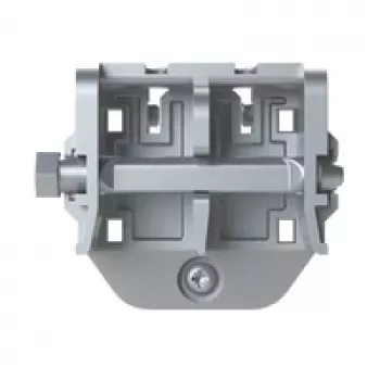 Striebel & John ABB TZ604 szerelősín - alumínium - szürke - 65x45 mm - 2000 mm