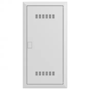 Striebel & John UK648MV Media VT UP patch panel 4 sor szellőző átlátszó ajtó fehér