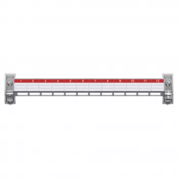Striebel & John ZEP12 patch panel 12 modul E-Dat keystone nélkül 2CPX054072R9999
