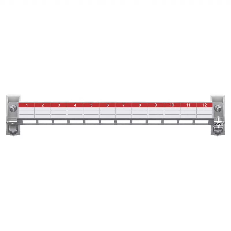 Striebel & John ZEP12 patch panel 12 modul E-Dat keystone nélkül 2CPX054072R9999