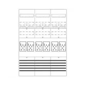 Striebel & John mérőtábla 7RE 6ZBF37B6 előre bekötve BKE-I 2CPX054079R9999