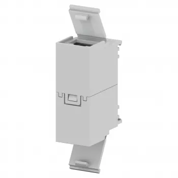 Striebel & John ZED45U RJ45 kettős dugaszolóaljzat-modul, Cat.6, árnyékolatlan, tisztafehér