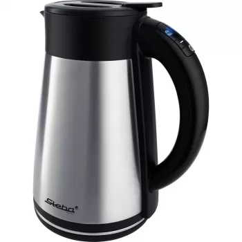 Steba WK 31 Thermo vezeték nélküli vízforraló termoszkannával, 1,7 L, 2200 W, ezüst/fekete