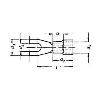 Klauke Crimp Cable Lug 1.5-2.5 mm² Insulated 630C/5
