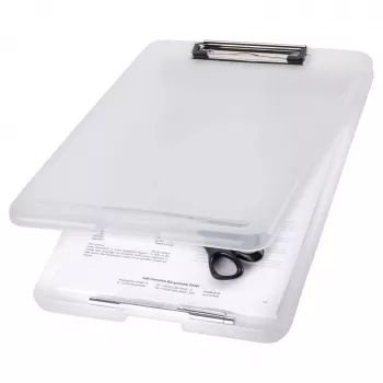 MAPED The Clip iratkapocs H2532010 DIN A4 áttetsző fehér műanyag