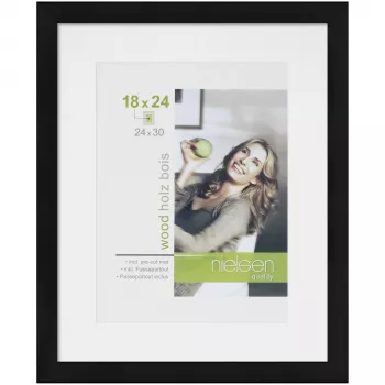 NIELSEN DESIGN Apollon fekete 24x30 fa képkeret 8988006
