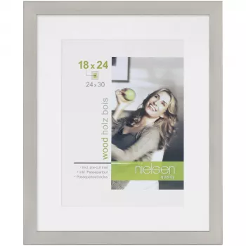 NIELSEN DESIGN Apollon ezüst 24x30 fa képkeret