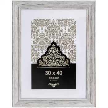 NIELSEN DESIGN Accent Vintage 30x40 fa fehér képkeret 3231001