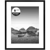 NIELSEN DESIGN Aura képkeret fekete 24x30 cm fa paszpartuval 1122000