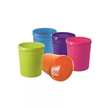 HAN GRIP 18L kerek szemetes, polipropilén, lila, 312mm x 312mm