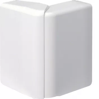 Hager SL2008039016 külső sarok 20x80mm közlekedési fehér (RAL 9016) Tehalit SL kábelcsatornához