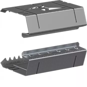 Hager BRS651309 csatlakozó pár, elektromos/mechanikus, acéllemez 65x130 mm