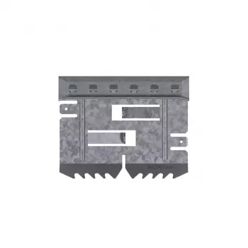 Hager BRS651309 csatlakozó pár, elektromos/mechanikus, acéllemez 65x130 mm