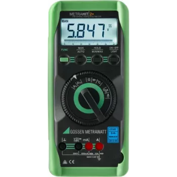 GMC Instruments METRAHIT 2+ digitális multiméter 6000 digit True RMS CAT III 600V / CAT II 1000V