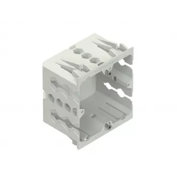 NIEDAX GDM 50-1 VW készülékcsatlakozó doboz 1-es, tisztafehér RAL 9010 poliamid 50 mm