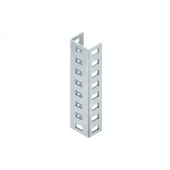 Niedax VB6040 Longitudinal Connector 60mm Hot-Dip Galvanized Steel