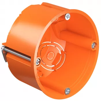 Kaiser Elektro 9063-02 üreges falú beépítődoboz 68 x 49 mm narancssárga
