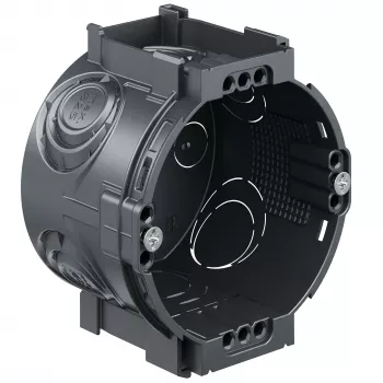 Kaiser Elektro UP1 süllyesztett készülékdoboz 4x3 1056-05 csavaros kupakokkal és készülékcsavarokkal