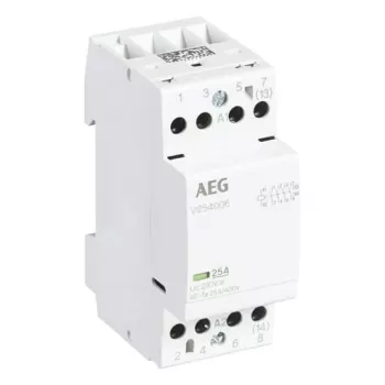BUSCH-JAEGER AEG Installation Contactor VI254006230V 25A 4 NO 230V AC