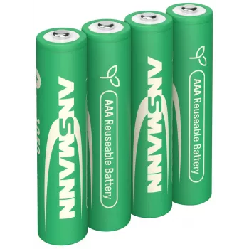 ANSMANN 4 db 1050 típusú Micro AAA 1,2 V NiMH újratölthető akkumulátor (1321-0025)