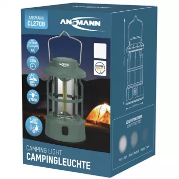 ANSMANN CL270B COB LED kempinglámpa 270 lm