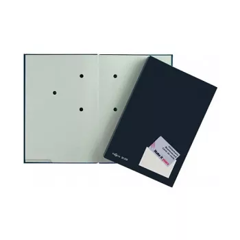 PAGNA Presentation Folder A4 Cardboard Black Satin Portrait